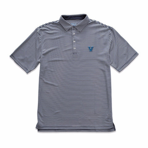 Villanova University Bunker PREP-FORMANCE Striped Polo