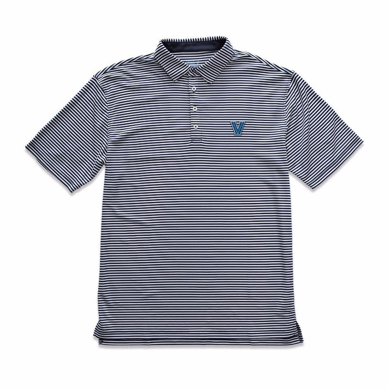 Villanova University Bunker PREP-FORMANCE Striped Polo