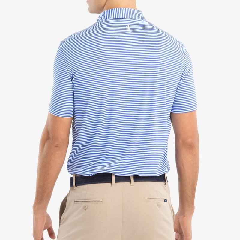 Bunker PREP-FORMANCE Striped Pique Polo