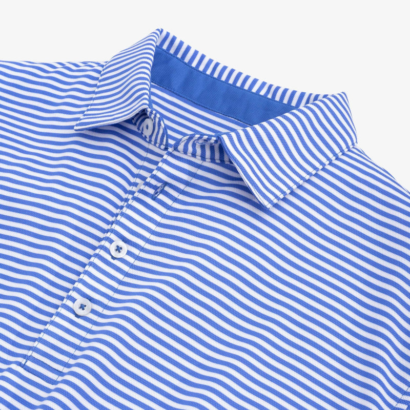 Bunker PREP-FORMANCE Striped Pique Polo