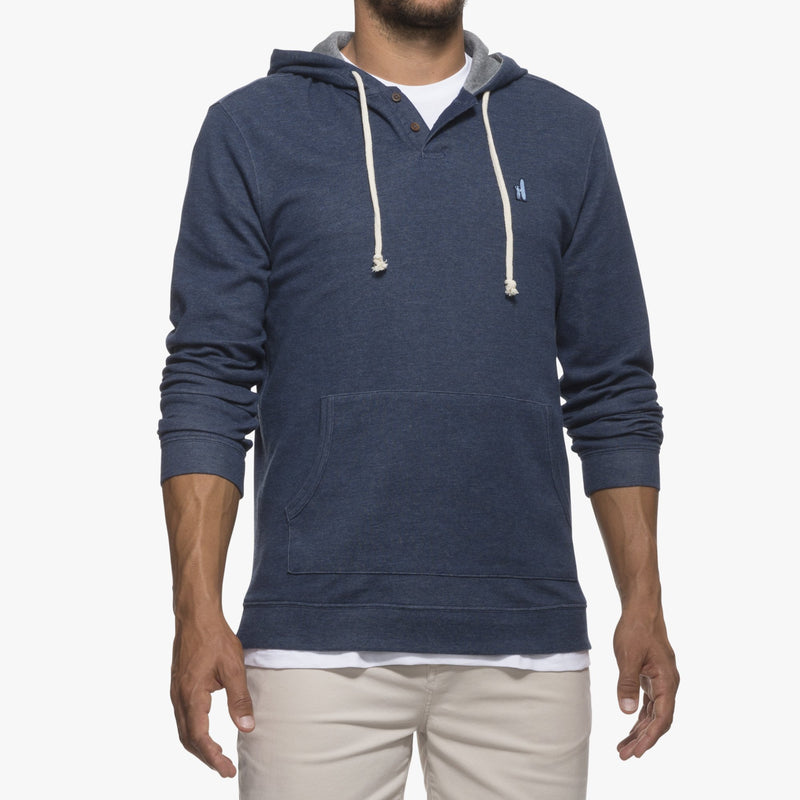 Layton Hooded Henley Sweatshirt