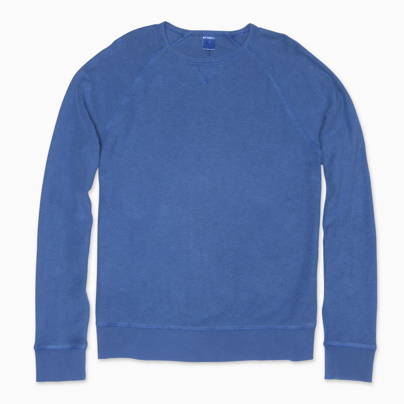 Big and Tall Mason Terry Reversible Crew Neck Sweatshirt