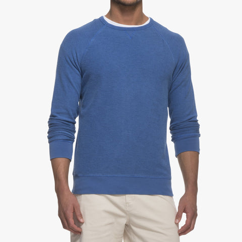 Big and Tall Mason Terry Reversible Crew Neck Sweatshirt
