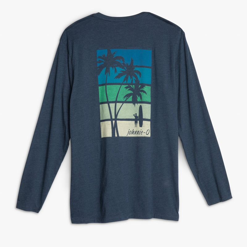 Palms Stripes Long Sleeve T-shirt