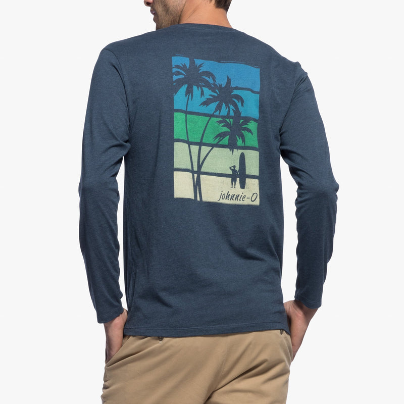 Palms Stripes Long Sleeve T-shirt