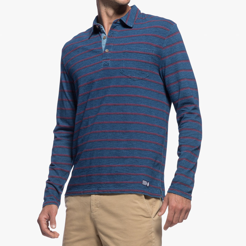 Tilly 3-Button Long Sleeve Polo - PREORDER