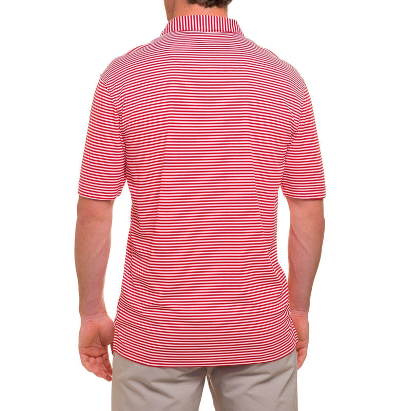 Bunker PREP-FORMANCE Striped Pique Polo