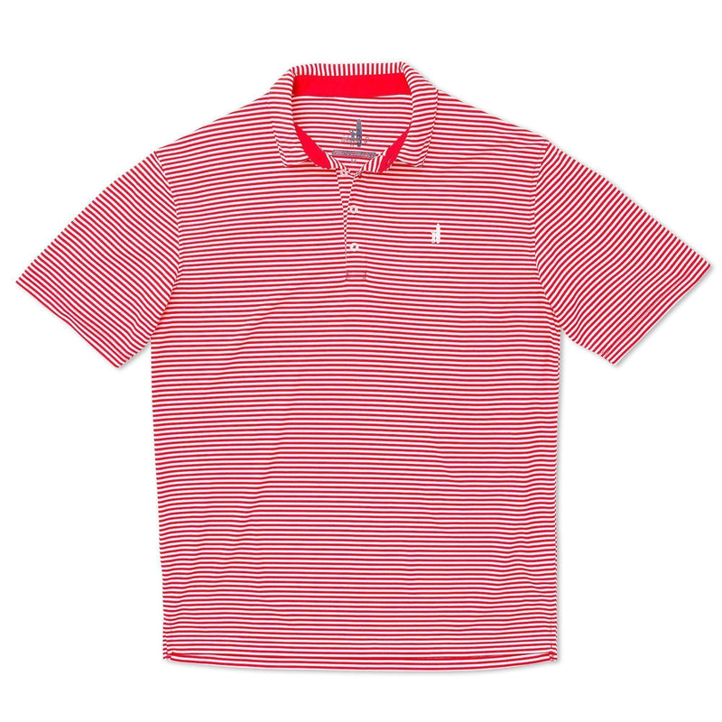 Bunker PREP-FORMANCE Striped Pique Polo