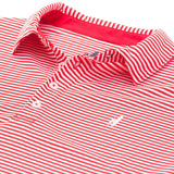 Bunker PREP-FORMANCE Striped Pique Polo