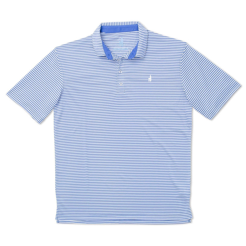 Bunker PREP-FORMANCE Striped Pique Polo