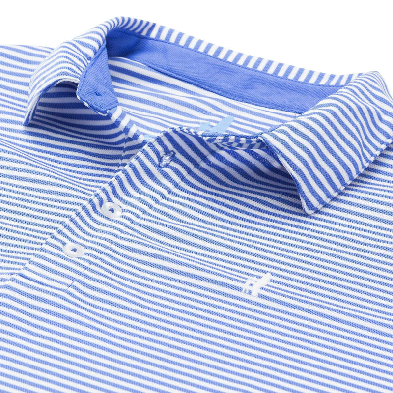 Bunker PREP-FORMANCE Striped Pique Polo