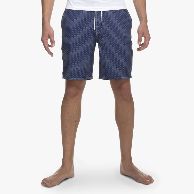Big and Tall Splash Half Elastic Surf Shorts