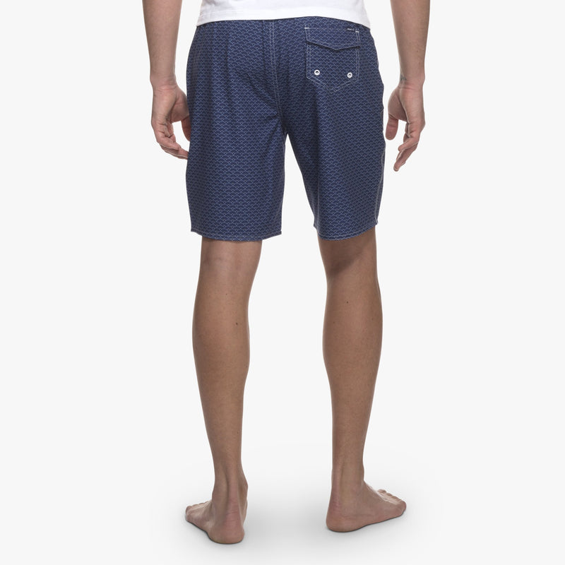 Big and Tall Splash Half Elastic Surf Shorts