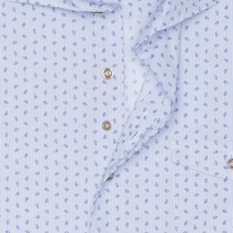 Bassett Printed Long Sleeve Shirt