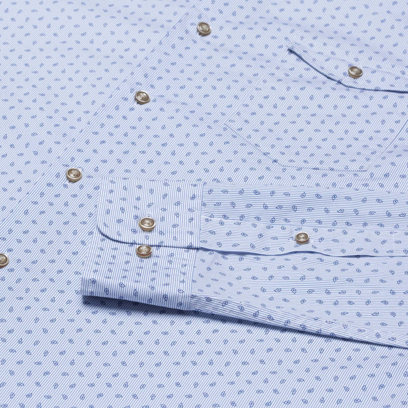 Bassett Printed Long Sleeve Shirt