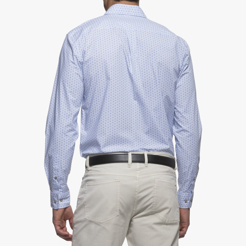 Bassett Printed Long Sleeve Shirt