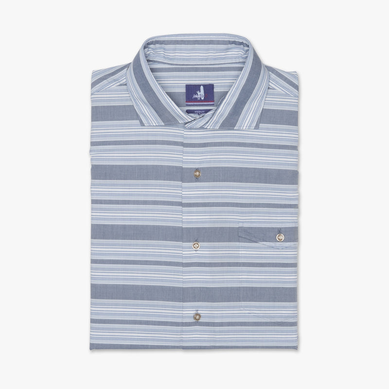 Chandler Indigo Stripe Long Sleeve Shirt