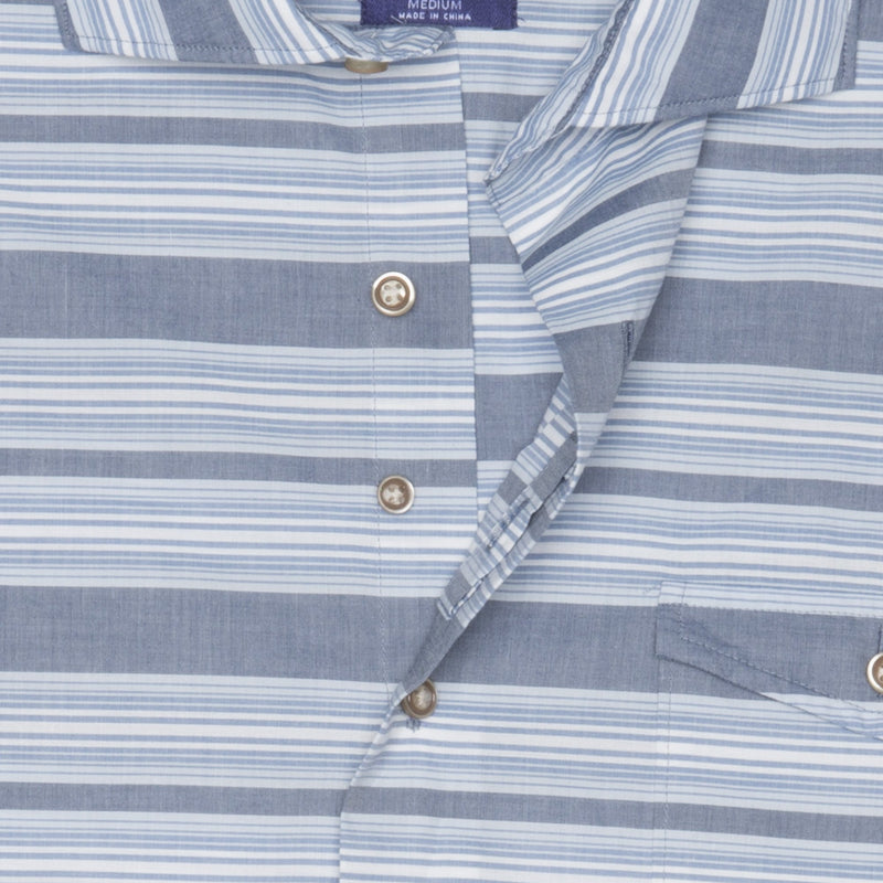 Chandler Indigo Stripe Long Sleeve Shirt