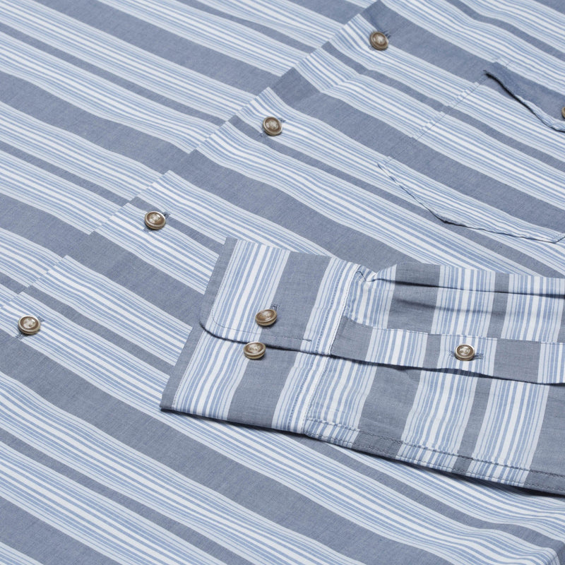 Chandler Indigo Stripe Long Sleeve Shirt