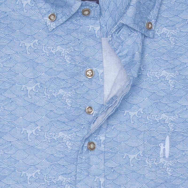Big and Tall Cole Printed Hangin' Out Short Sleeve Button Down Shirt