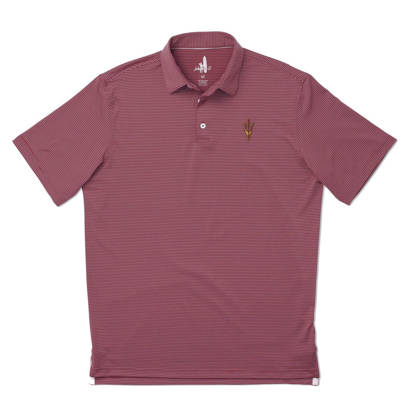 Arizona State Albatross PREP-FORMANCE Striped Polo