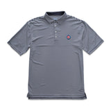 Cubs Bunker PREP-FORMANCE Striped Polo