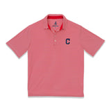 Indians Bunker PREP-FORMANCE Striped Polo