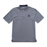 Holy Cross Bunker PREP-FORMANCE Striped Polo