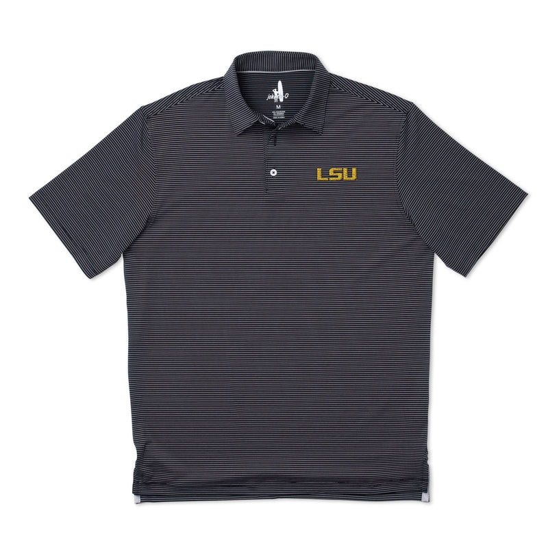 Louisiana State University Albatross PREP-FORMANCE Striped Polo