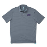 Louisiana State University Albatross PREP-FORMANCE Striped Polo
