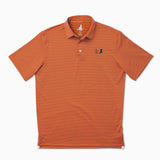 University Of Miami Albatross PREP-FORMANCE Striped Polo