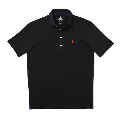 University Of Miami Mashie PREP-FORMANCE Polo
