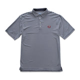 Twins Bunker PREP-FORMANCE Striped Polo
