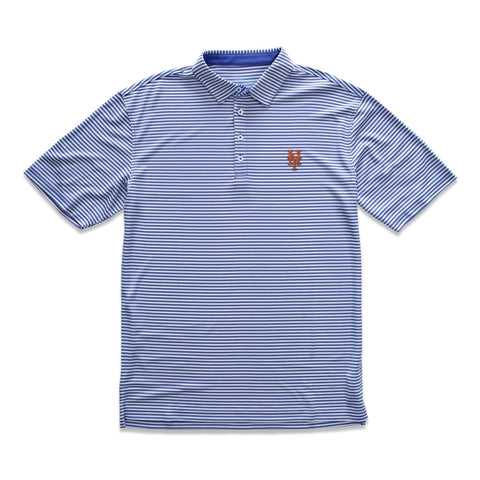 Mets Bunker PREP-FORMANCE Striped Polo