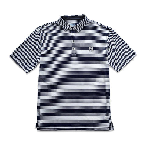 Yankees Bunker PREP-FORMANCE Striped Polo