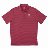 Oklahoma University Albatross PREP-FORMANCE Striped Polo