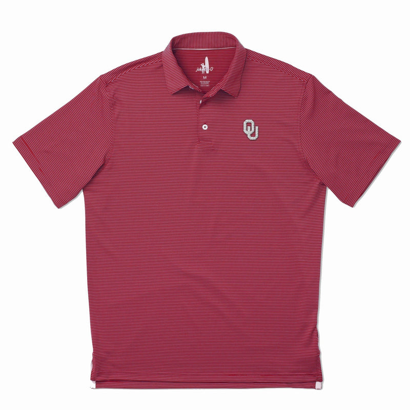Oklahoma University Albatross PREP-FORMANCE Striped Polo
