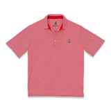 Cardinals Bunker PREP-FORMANCE Striped Polo