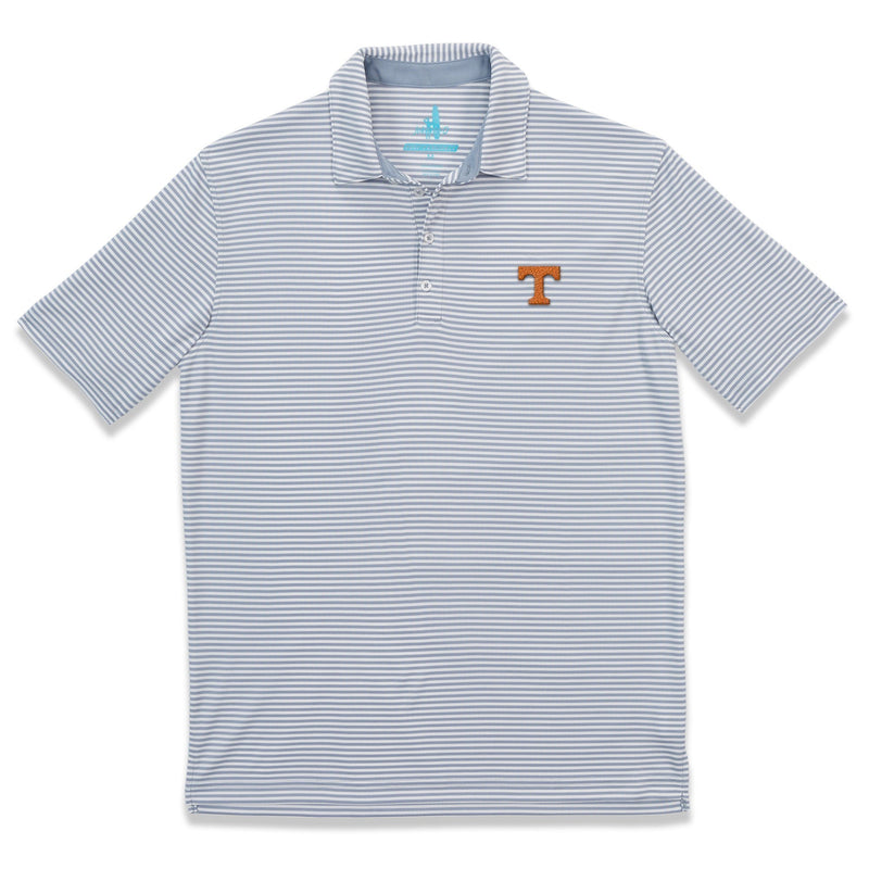 University Of Tennessee Bunker PREP-FORMANCE Striped Polo
