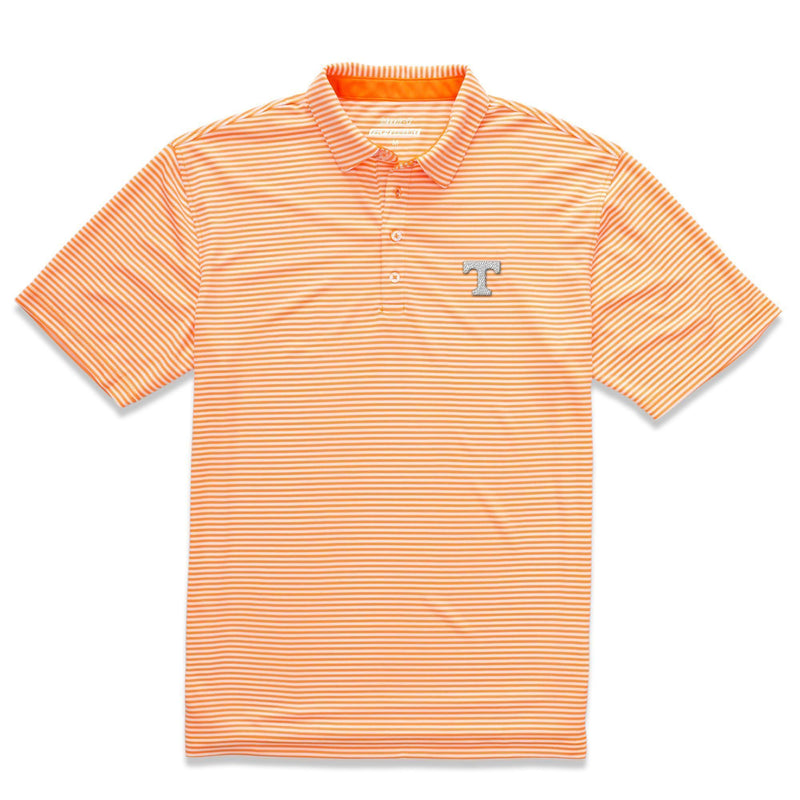 University Of Tennessee Bunker PREP-FORMANCE Striped Polo