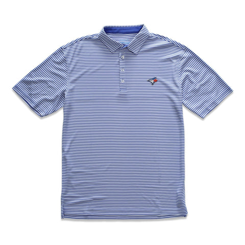 Blue Jays Bunker PREP-FORMANCE Striped Polo