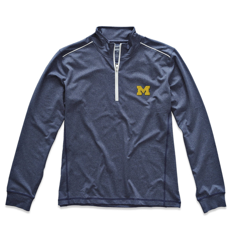 University Of Michigan Lammie 1/4 Zip PREP-FORMANCE Pullover