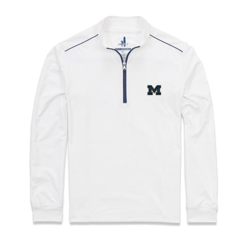 University Of Michigan Lammie 1/4 Zip PREP-FORMANCE Pullover