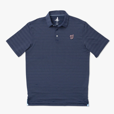 Nationals Albatross PREP-FORMANCE Striped Polo