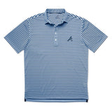 Braves Ryder PREP-FORMANCE Striped Polo