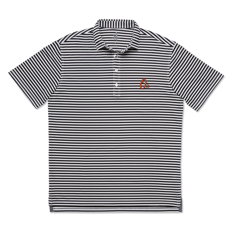 Orioles Ryder PREP-FORMANCE Striped Polo