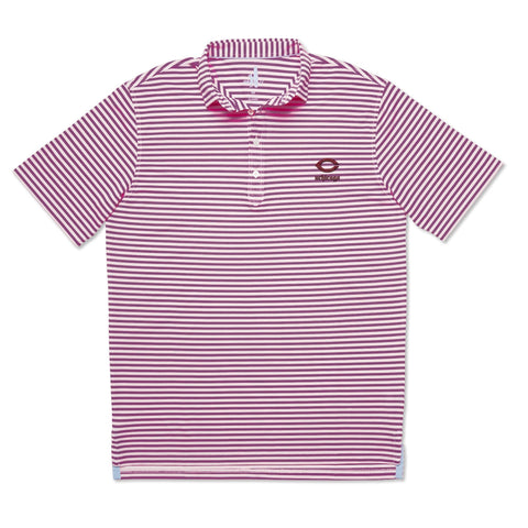 University of Chicago Ryder PREP-FORMANCE Striped Polo