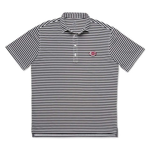 Reds Ryder PREP-FORMANCE Striped Polo