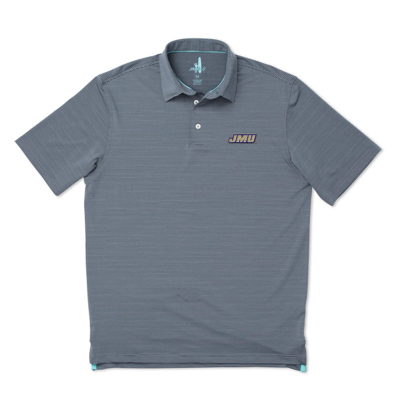 James Madison University Albatross PREP-FORMANCE Striped Polo