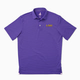 Louisiana State University Albatross PREP-FORMANCE Striped Polo